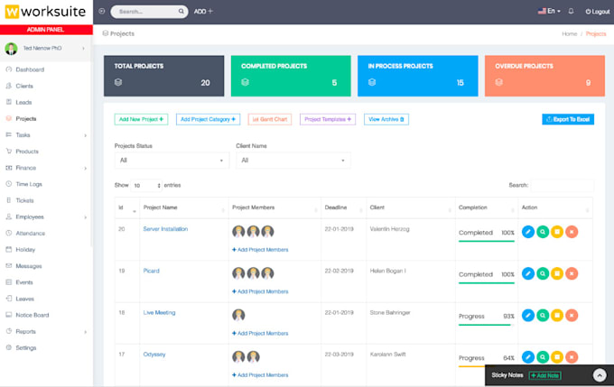 develop web sales hospital stock management hotel attendance crm system software