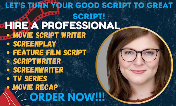 ghostwrite movie script, screenplay,feature film script, screenwriting tv series