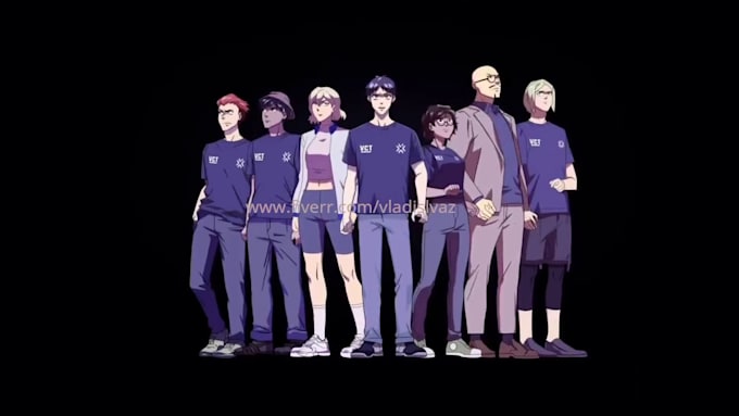do 2d music animated video, short film, 2d anime fighting, memes coin animation