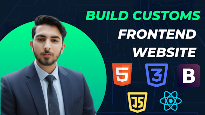 build a custom responsive frontend website