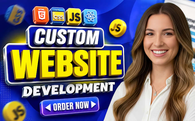 do website development as full stack web developer, front end, backend developer