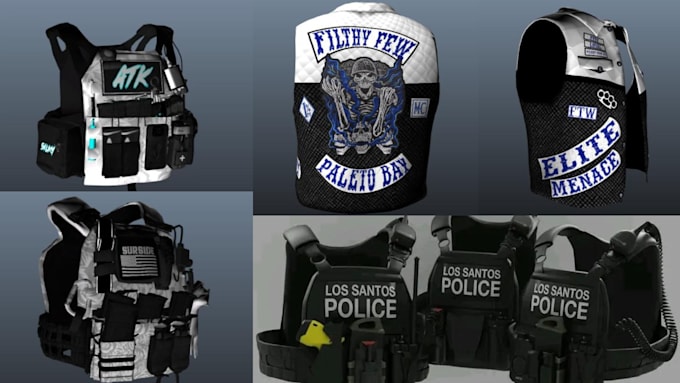 Create Custom Fivem Chain Gang Clothing Pd Clothing Fivem Cars Flag 