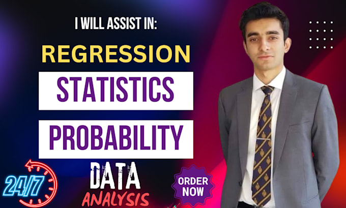 assist in business statistics, probability, regression, spss data analysis
