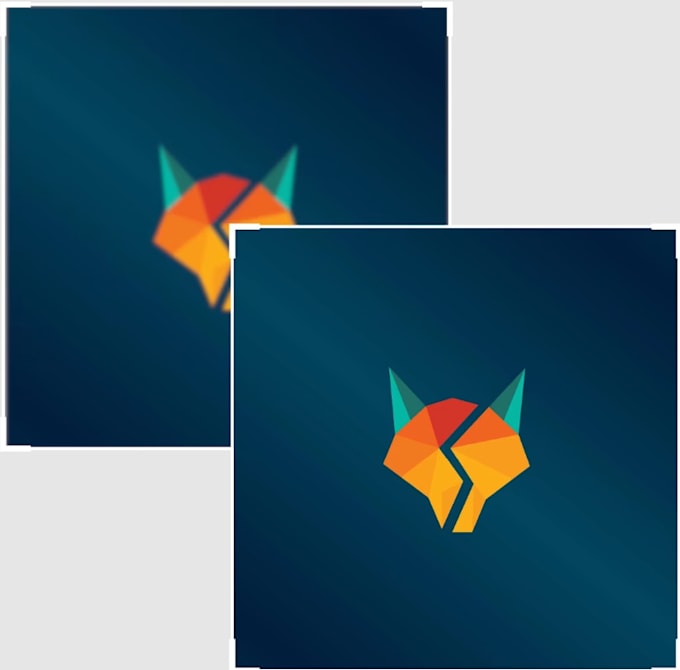 vector trace and enhance your existing logo or a pixelated image