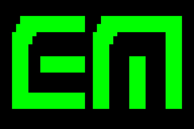create retro computer text animation