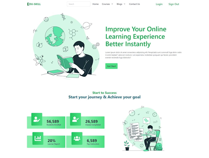build secure, responsive, full stack web applications