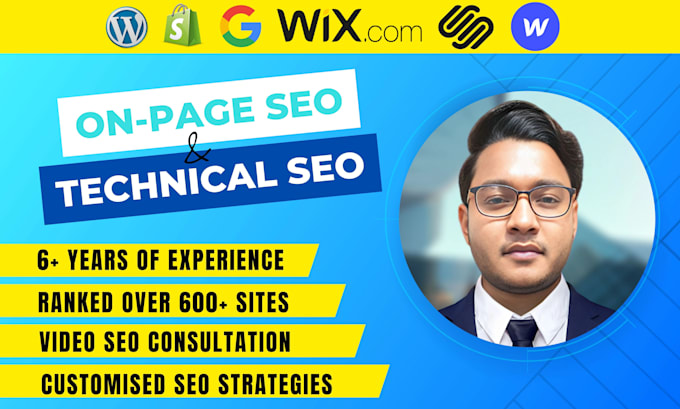 do complete onpage and technical SEO of your webflow website