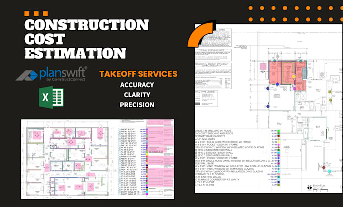 do material takeoff and construction cost estimation