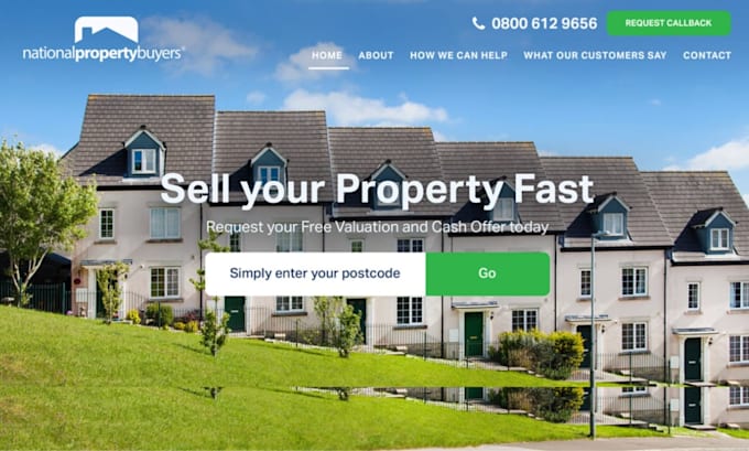 bulid real estate website property development website construction website wix