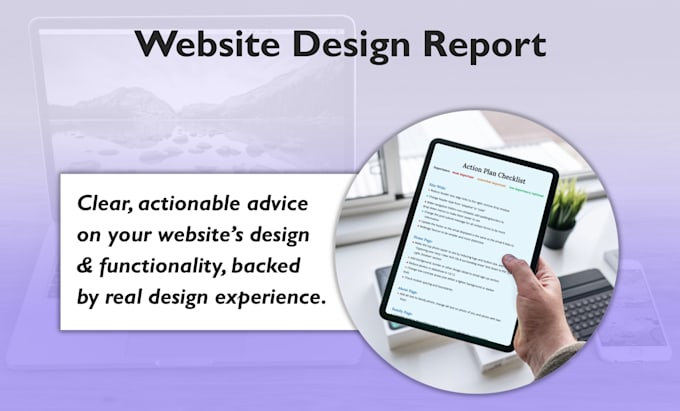 expertly review your website design, function, and usability
