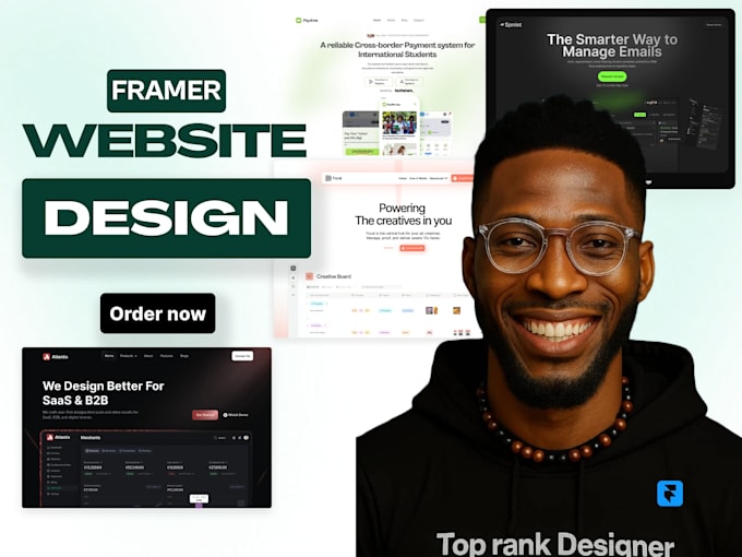 Create framer website design, framer landing page by Ayodele_babs | Fiverr