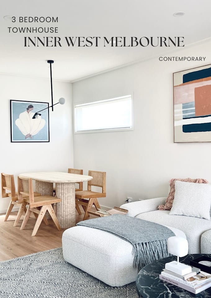 create an interior design mood board for any room