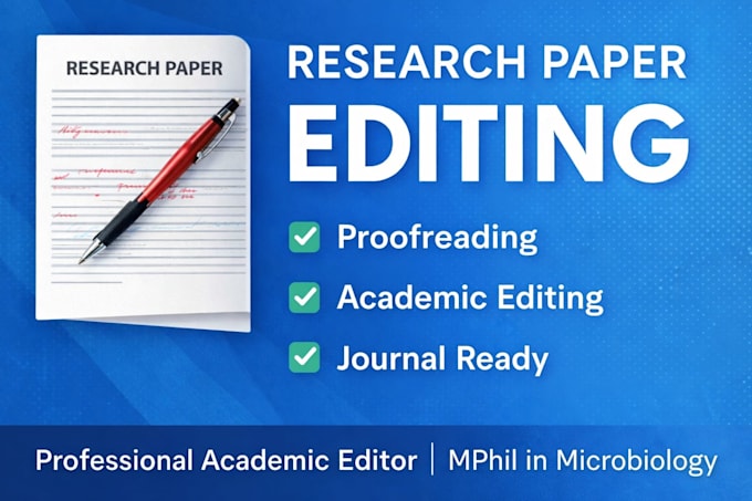 edit and proofread your research paper for journal submission