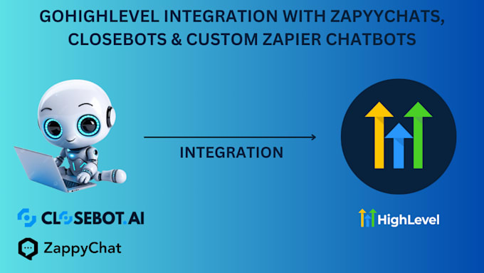 integrate closebot, zappy chat and capriai with gohighlevel