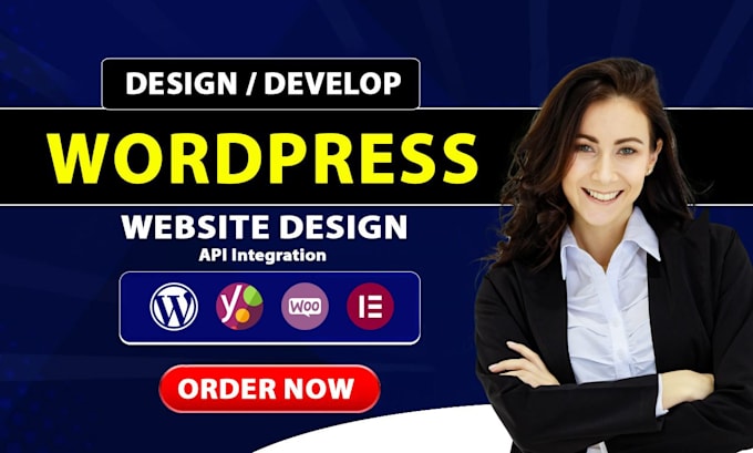 design, develop wordpress website with API integration
