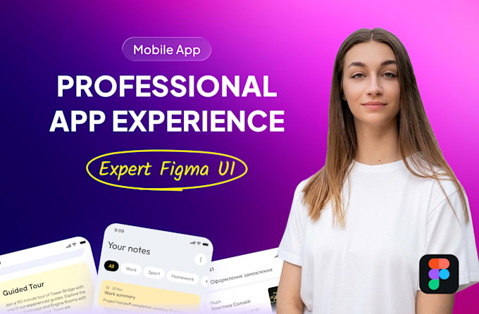 design professional UI UX app for your business in figma