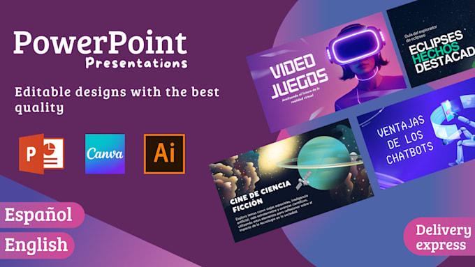 design your ppt slides or templates in a creative way