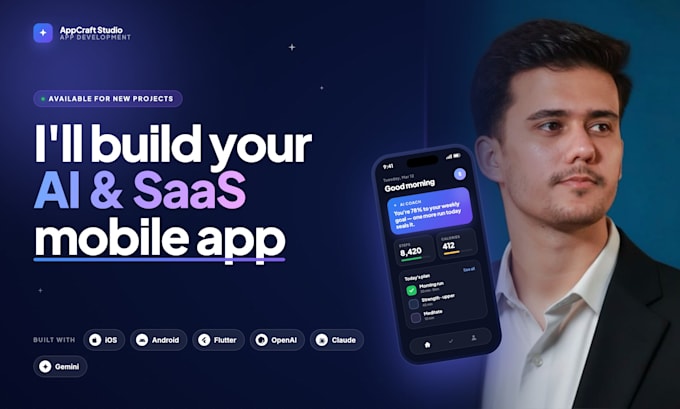 Create ai powered mobile apps for ios and android by Muneb_ui_design ...