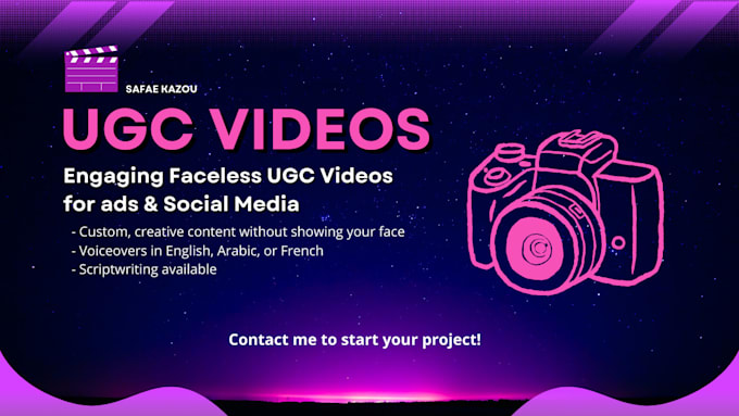 create engaging faceless ugc videos