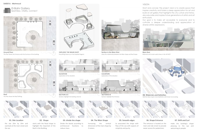 design professional architecture poster and presentation board