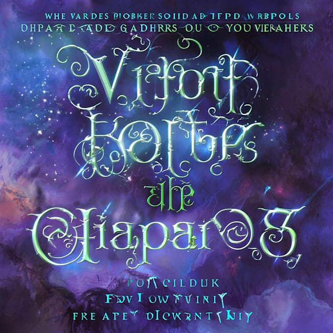 create an epic fantasy book cover