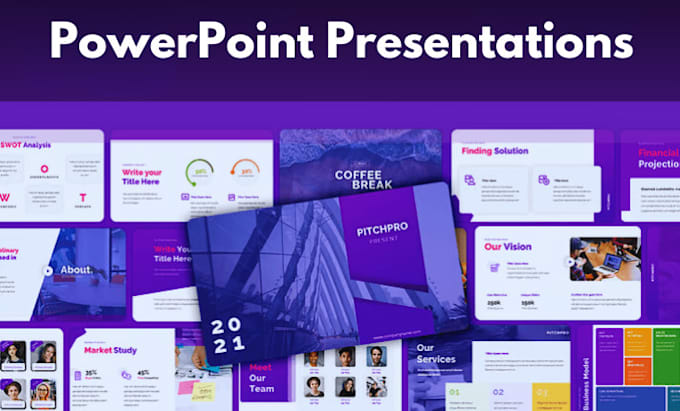 create branded powerpoint presentations and graphic designs