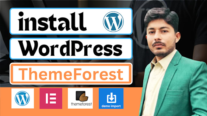 install wordpress theme customisation elementor pro themeforest demo import