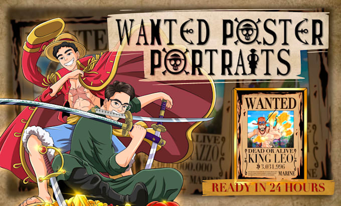 turn you into wanted poster in 24 hours