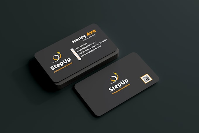 design modern professional business card print ready
