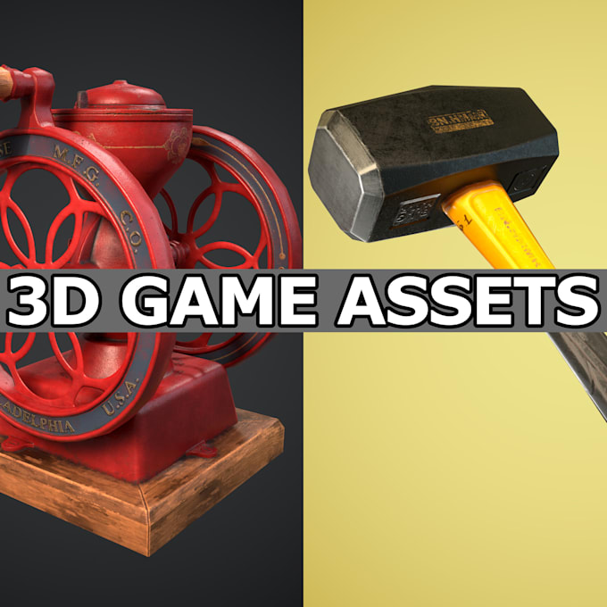 create 3d models, props, environment for unreal engine 5 game