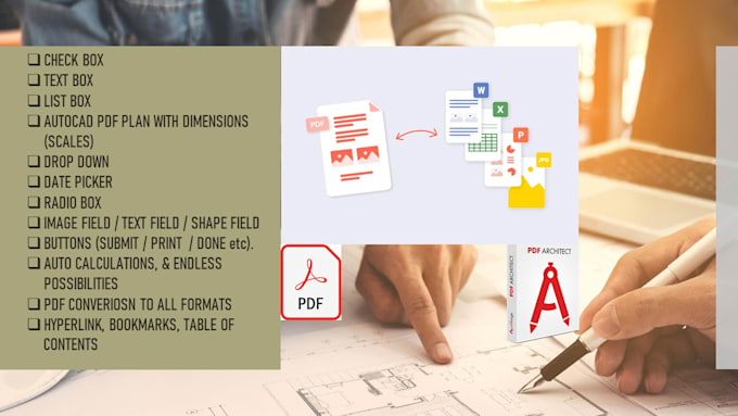 solve any pdf related issue,any form creation, bookmarks, hyperlinking, toc