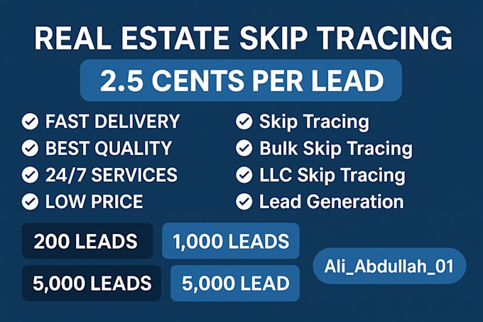 do bulk skip tracing in low price with high accuracy