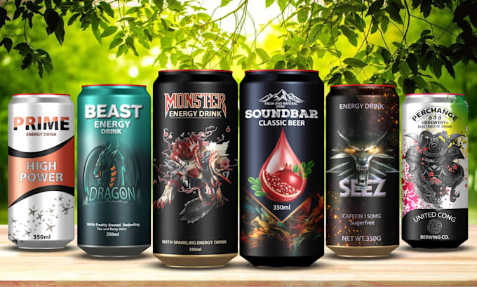 bottle packaging, drink packaging with 3d mockup