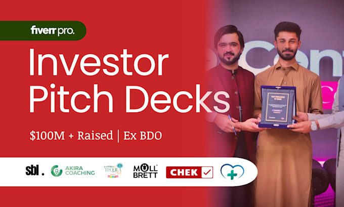 design an investor pitch deck for your startup
