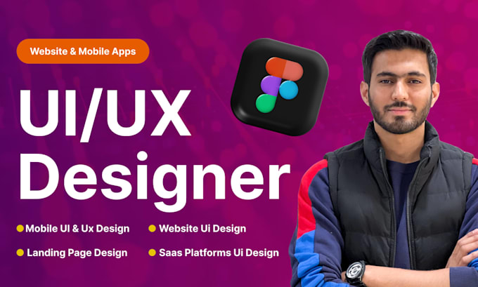 be your ui ux designer for mobile apps and websites