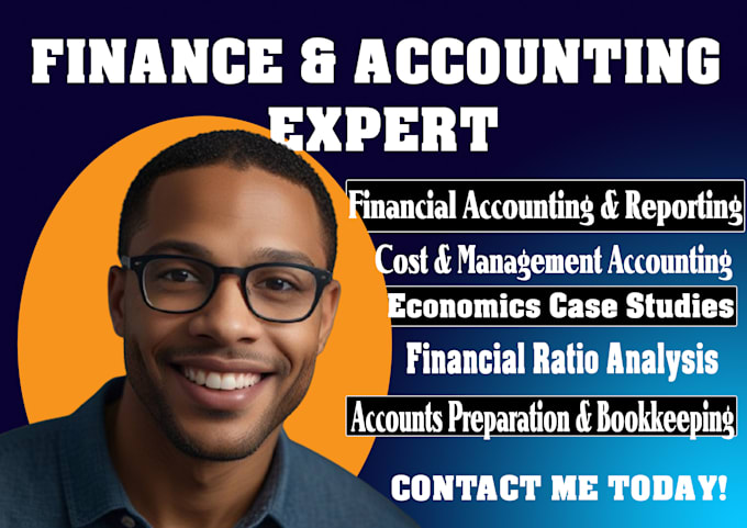 be your accounting, finance and bookkeeping expert