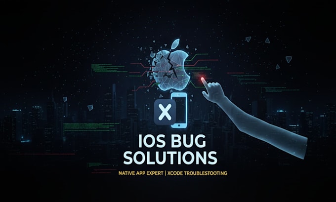 fix ios app bugs uikit, swiftui issue, and xcode errors
