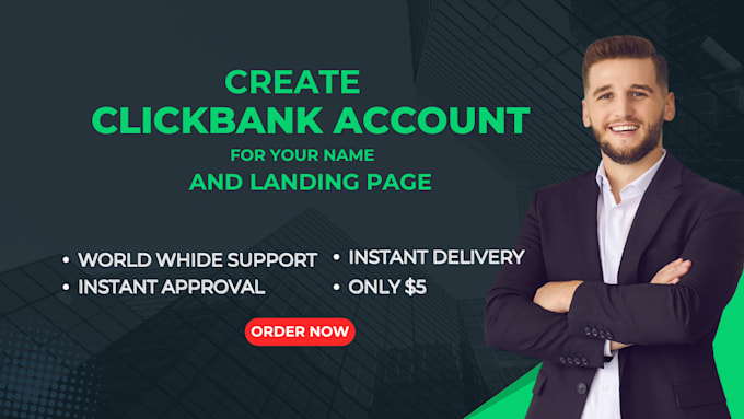 create clickbank or digistore24 account for your name
