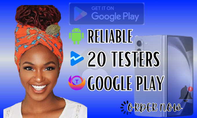 provide 20 real testers for google play console app testers software testing