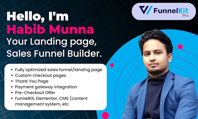 design high converting sales funnels and landing pages