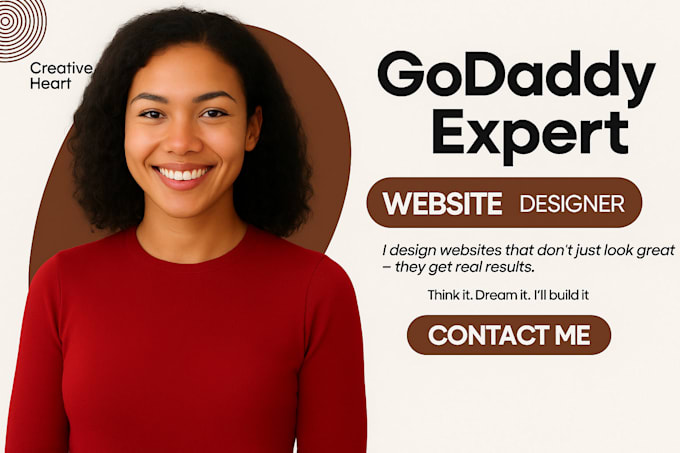develop godaddy website design godaddy website redesign godaddy design website