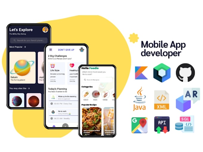 Custom app development react native kotlin flutter by Suvm2403 | Fiverr