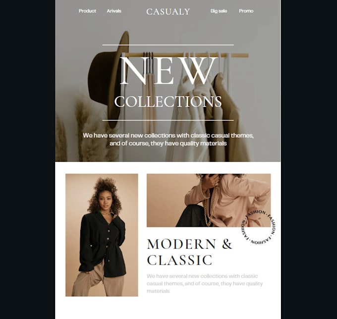 design clickable HTML email newsletter templates for gmail