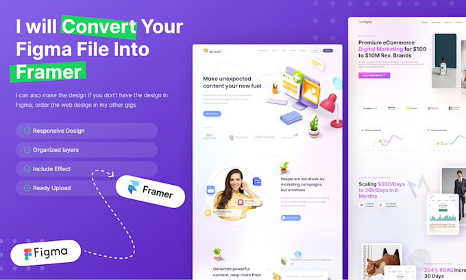 convert your design into framer