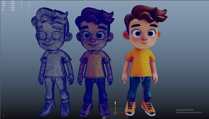 do 3d model uv mapping, uv unwrap, retopology, and texturing