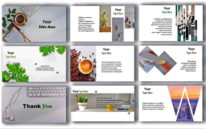 design animated powerpoint presentation and pitch deck