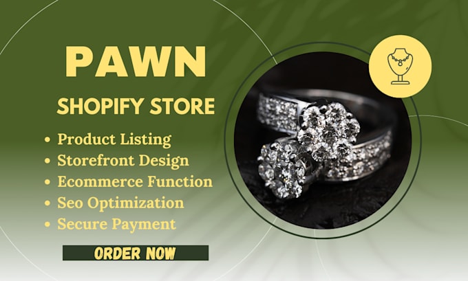 design pawn shopify store pawn shop website jewelry shopify website