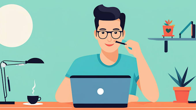 design flat vector illustration website and app