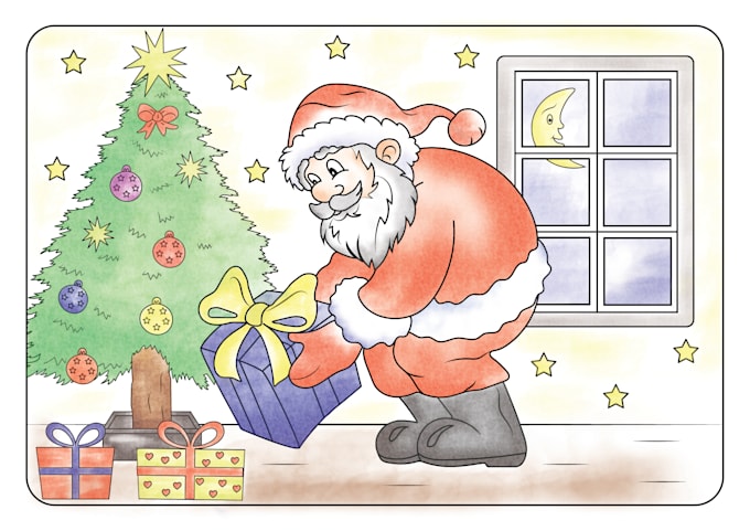 draw watercolor illustrations for children