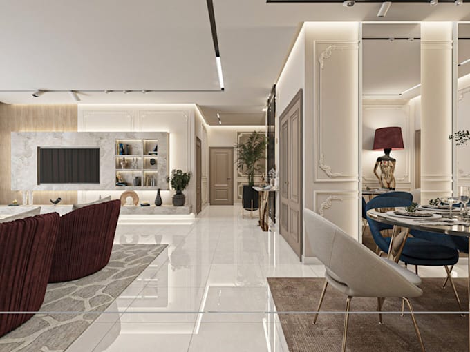 3d interior exterior design floor plan 3d rendering sketchup home design model